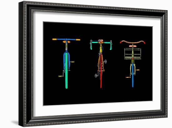 Bike Trio-Ynon Mabat-Framed Art Print