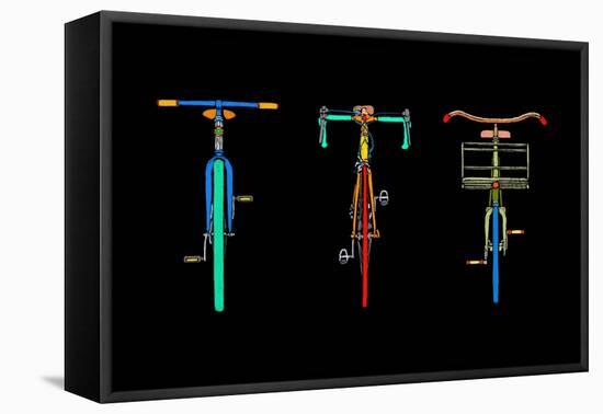 Bike Trio-Ynon Mabat-Framed Stretched Canvas