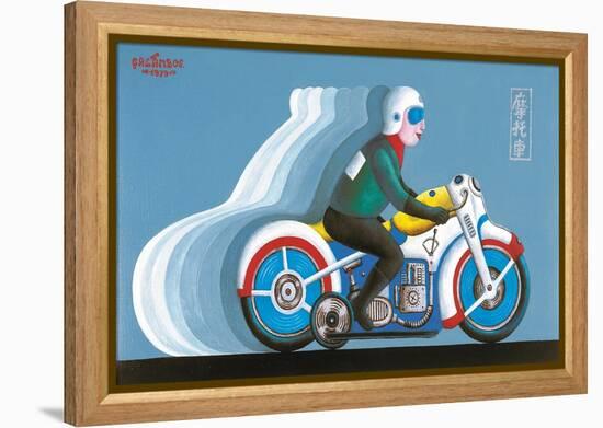 Biker, 1979-Tamas Galambos-Framed Premier Image Canvas