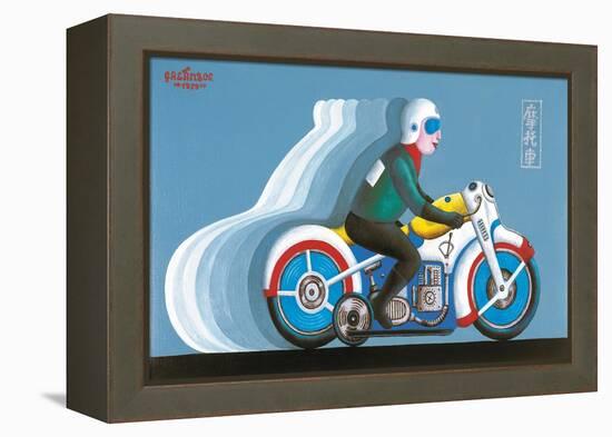 Biker, 1979-Tamas Galambos-Framed Premier Image Canvas
