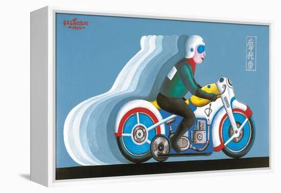 Biker, 1979-Tamas Galambos-Framed Premier Image Canvas