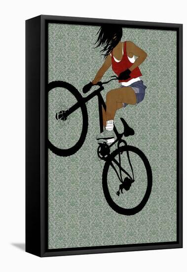 Biker Girl-Eliza Southwood-Framed Premier Image Canvas