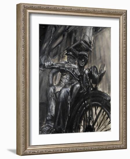 Bikers-Paolo Ottone-Framed Art Print