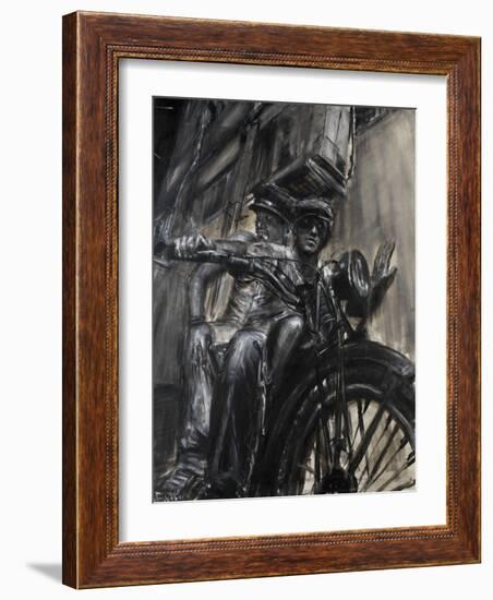 Bikers-Paolo Ottone-Framed Art Print