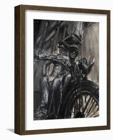 Bikers-Paolo Ottone-Framed Art Print