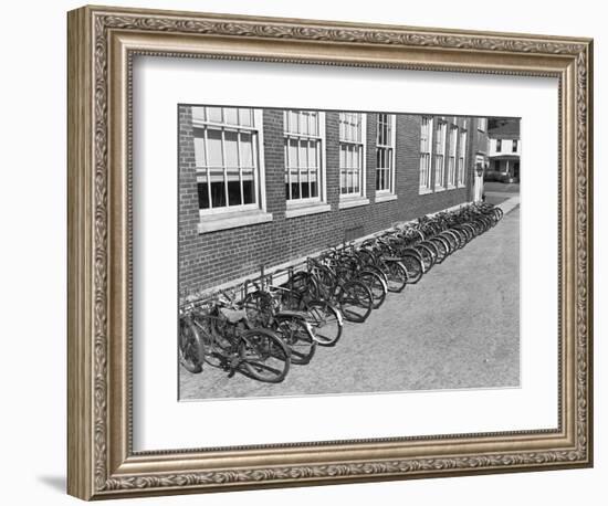 Bikes on Bike Rack-Philip Gendreau-Framed Photographic Print