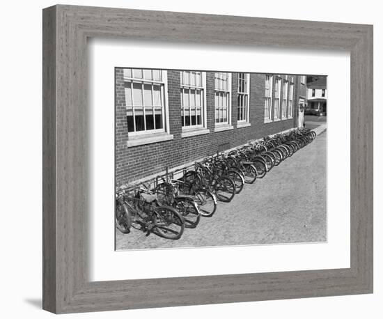 Bikes on Bike Rack-Philip Gendreau-Framed Photographic Print