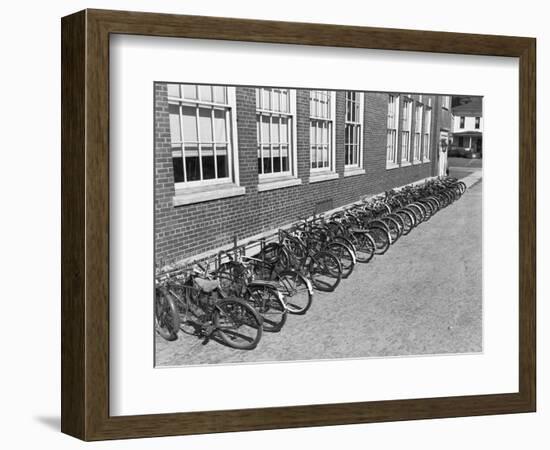 Bikes on Bike Rack-Philip Gendreau-Framed Photographic Print