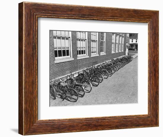 Bikes on Bike Rack-Philip Gendreau-Framed Photographic Print