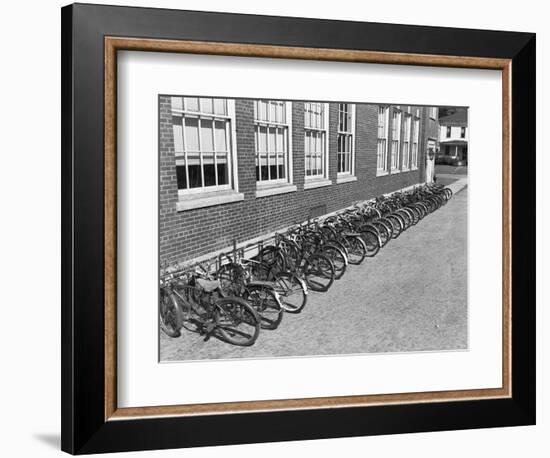 Bikes on Bike Rack-Philip Gendreau-Framed Photographic Print