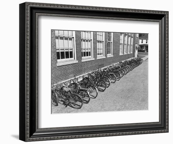 Bikes on Bike Rack-Philip Gendreau-Framed Photographic Print