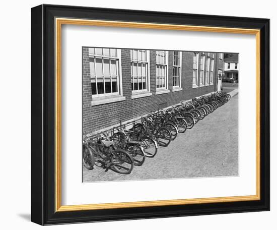 Bikes on Bike Rack-Philip Gendreau-Framed Photographic Print