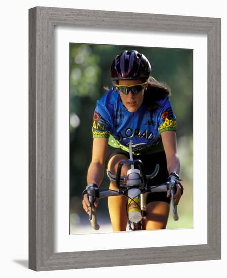 Biking in Vail, Colorado, USA-Lee Kopfler-Framed Photographic Print