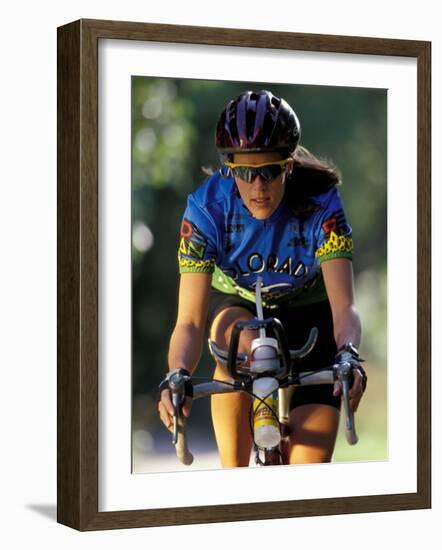 Biking in Vail, Colorado, USA-Lee Kopfler-Framed Photographic Print