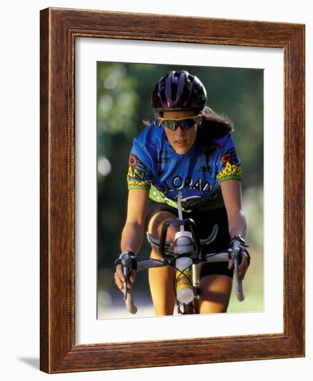 Biking in Vail, Colorado, USA-Lee Kopfler-Framed Photographic Print