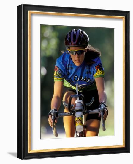 Biking in Vail, Colorado, USA-Lee Kopfler-Framed Photographic Print