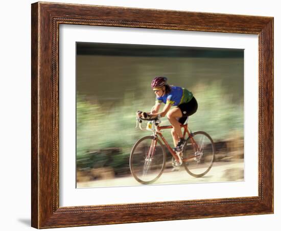 Biking in Vail, Colorado, USA-Lee Kopfler-Framed Photographic Print