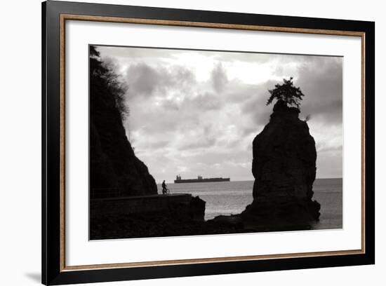 Biking on the Coast-Erin Berzel-Framed Photographic Print