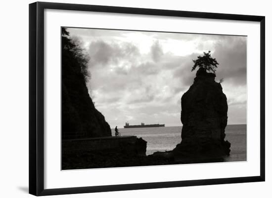 Biking on the Coast-Erin Berzel-Framed Photographic Print