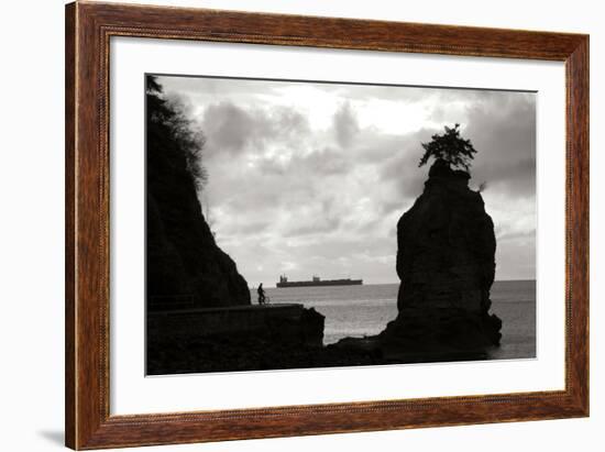 Biking on the Coast-Erin Berzel-Framed Photographic Print