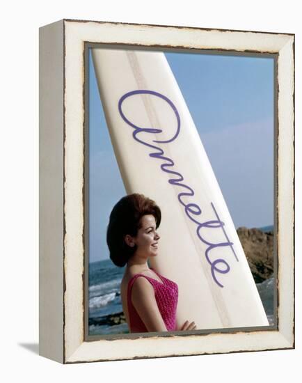 Bikini Beach, Annette Funicello, 1964-null-Framed Stretched Canvas