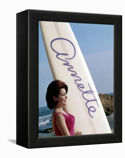 Bikini Beach, Annette Funicello, 1964-null-Framed Stretched Canvas