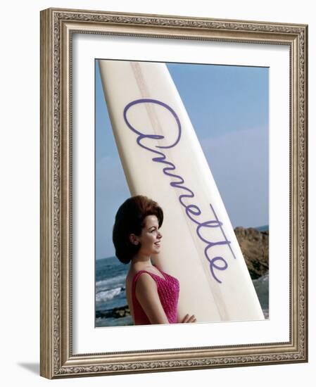 Bikini Beach, Annette Funicello, 1964-null-Framed Photo