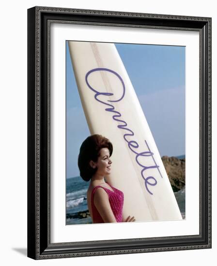 Bikini Beach, Annette Funicello, 1964-null-Framed Photo