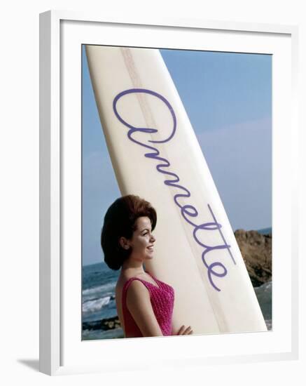 Bikini Beach, Annette Funicello, 1964-null-Framed Photo