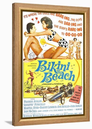 Bikini Beach, Frankie Avalon, Annette Funicello, 1964-null-Framed Stretched Canvas