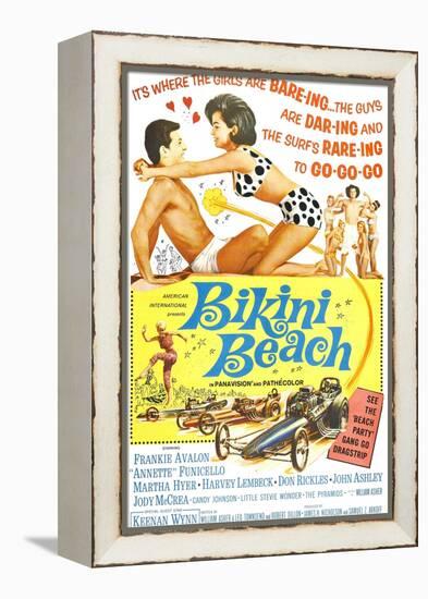 Bikini Beach, Frankie Avalon, Annette Funicello, 1964-null-Framed Stretched Canvas