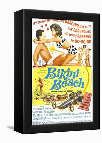 Bikini Beach, Frankie Avalon, Annette Funicello, 1964-null-Framed Stretched Canvas