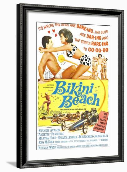 Bikini Beach, Frankie Avalon, Annette Funicello, 1964-null-Framed Art Print