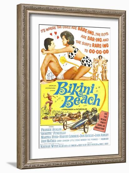 Bikini Beach, Frankie Avalon, Annette Funicello, 1964-null-Framed Premium Giclee Print