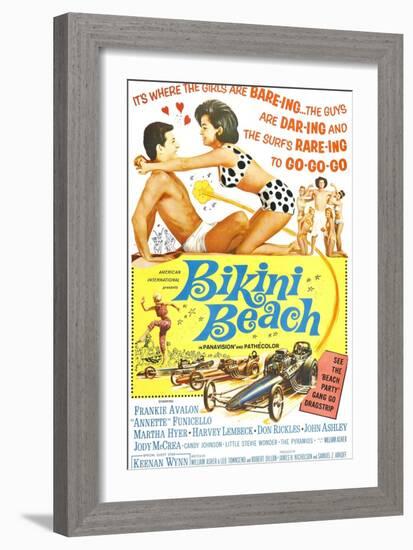 Bikini Beach, Frankie Avalon, Annette Funicello, 1964-null-Framed Art Print