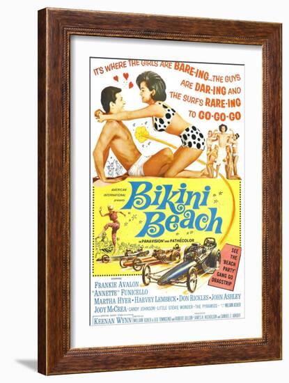 Bikini Beach, Frankie Avalon, Annette Funicello, 1964-null-Framed Art Print