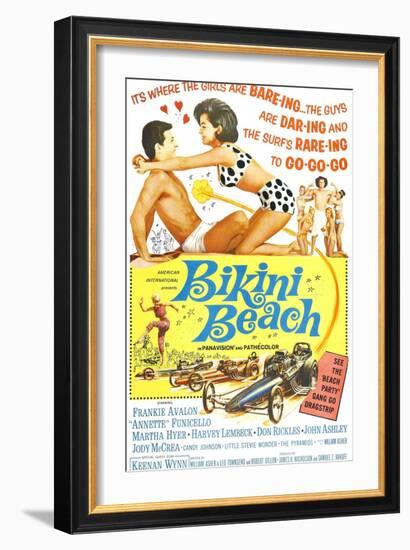 Bikini Beach, Frankie Avalon, Annette Funicello, 1964-null-Framed Art Print