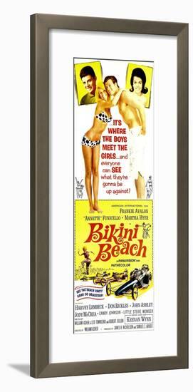 Bikini Beach-null-Framed Art Print