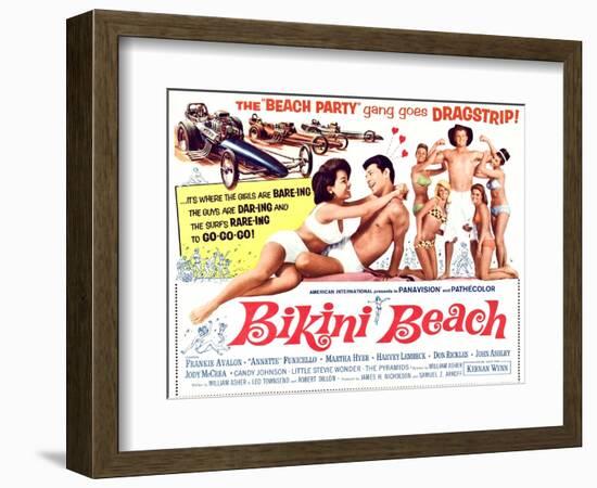 Bikini Beach-null-Framed Art Print