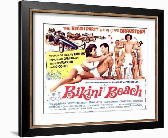 Bikini Beach-null-Framed Art Print