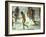 Bikini Clad Teens Frolicking in Surf at Beach-Co Rentmeester-Framed Photographic Print