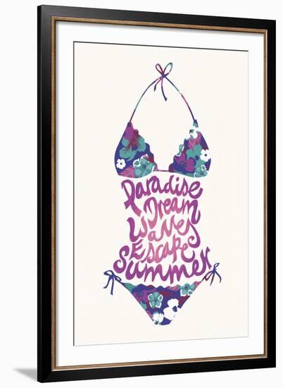 Bikini Floral-Joni Whyte-Framed Giclee Print