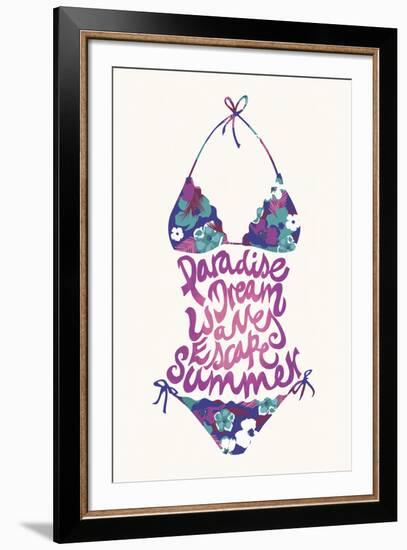 Bikini Floral-Joni Whyte-Framed Giclee Print