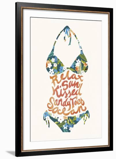 Bikini Tropical-Joni Whyte-Framed Giclee Print