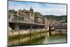 Bilbao-Abando Railway Station and the River Nervion, Bilbao, Biscay (Vizcaya)-Martin Child-Mounted Photographic Print