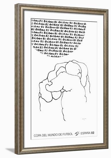 Bilbao Affiche-Eduardo Chillida-Framed Collectable Print