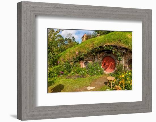 Bilbo's Village New Zealand-null-Framed Art Print