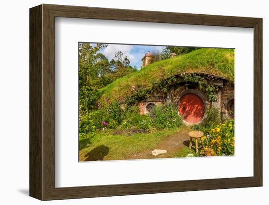 Bilbo's Village New Zealand-null-Framed Art Print