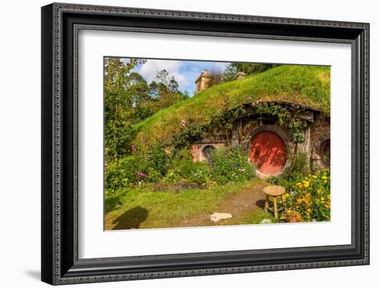 Bilbo's Village New Zealand-null-Framed Art Print