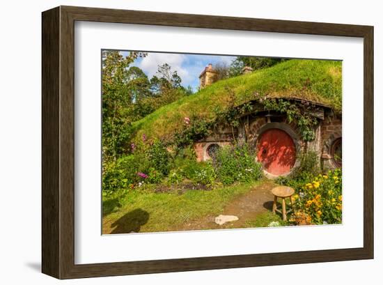 Bilbo's Village New Zealand-null-Framed Art Print